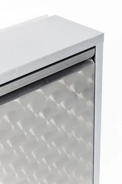 Szafka na buty Caruso MO 50x103 cm srebrna