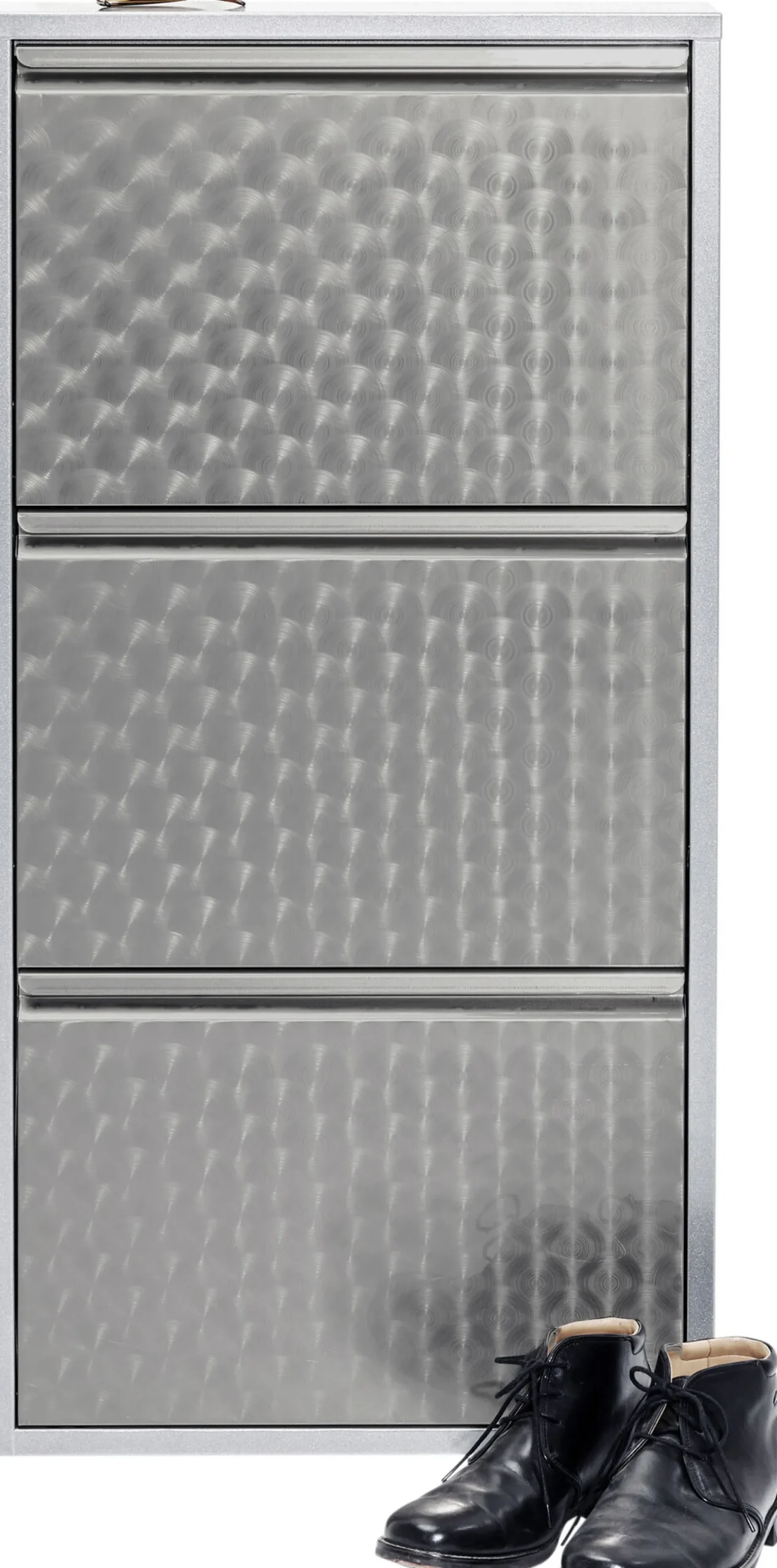Szafka na buty Caruso MO 50x103 cm srebrna