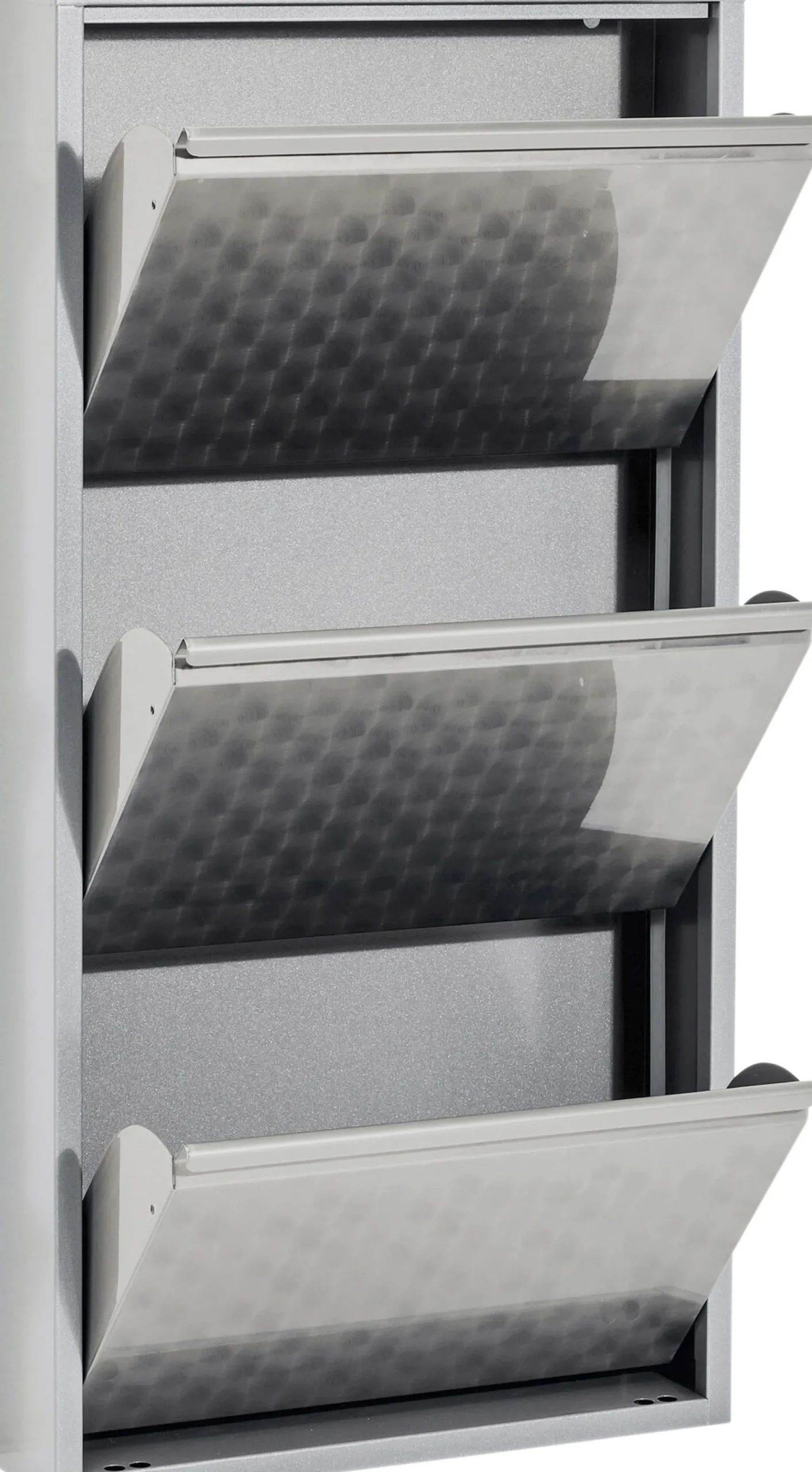 Szafka na buty Caruso MO 50x103 cm srebrna