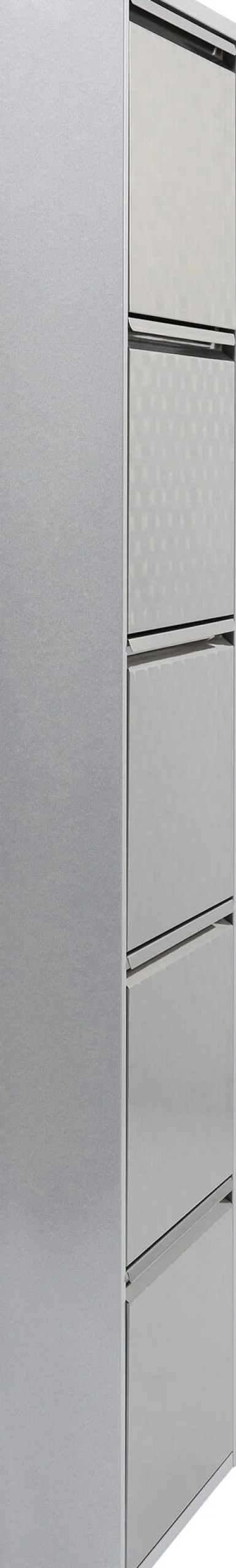 Szafka na buty Caruso MO 50x170 cm w kolorze srebrnym