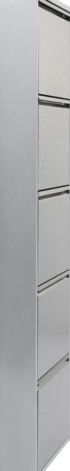 Szafka na buty Caruso 50x170 cm srebrna