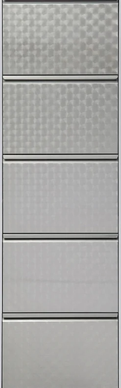 Szafka na buty Caruso 50x170 cm srebrna