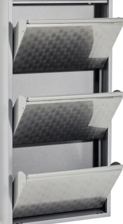 Szafka na buty Caruso 50x103 cm srebrna