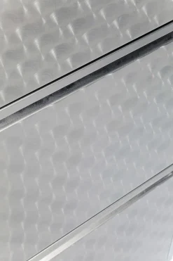 Szafka na buty Caruso 50x103 cm srebrna