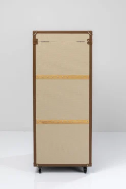Szafka na kółkach rozkładana tapicerowana z szufladami 58x155 cm