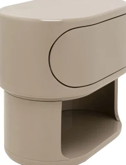 Szafka nocna Glossy Taupe 60x55cm
