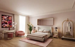 Szafka nocna Luxury 49x66 cm lustrzana