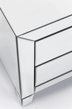 Szafka nocna Luxury 50x49 cm wykończenie szklane