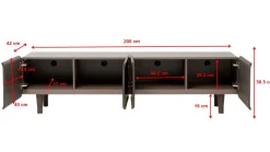 Szafka RTV Divine 200x57cm