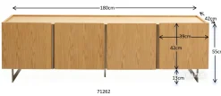 Szafka RTV Giulio 180x55 cm