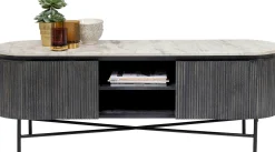 Szafka RTV Glenn 150x54 cm biało-szara