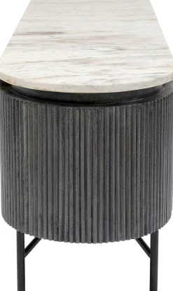 Szafka RTV Glenn 150x54 cm biało-szara
