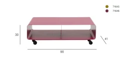 Szafka RTV Lounge M Berry 90x30cm