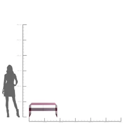 Szafka RTV Lounge M jagodowa 90x44cm