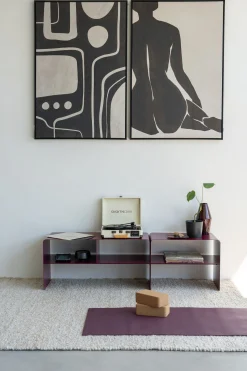 Szafka RTV Lounge M jagodowa 90x44cm