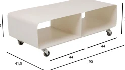 Szafka RTV Lounge M kremowa 90x30cm