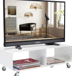 Szafka RTV Lounge 90x30 cm biała