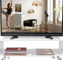 Szafka RTV Lounge 90x30 cm biała