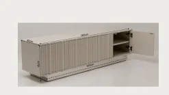 Szafka RTV Stucco szara 160x45 cm