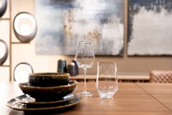 Szklanka Diamond Gold Rim 710 ml transparentna