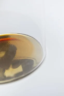 Szklanka Electra 335 ml transparentna - spód złoty