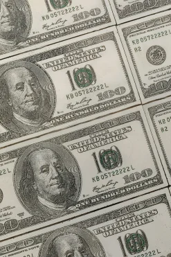 Taboret Dollar 28x38 cm biały