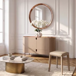 Taboret Monza jasnoszary