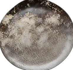 Talerz deserowy Savannah Ø20 cm brązowo-szary