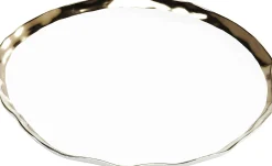 Talerz do serwowania Bell Ø38 cm biało-złoty