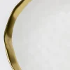 Talerz głęboki biało-złoty ceramika Ø20 cm