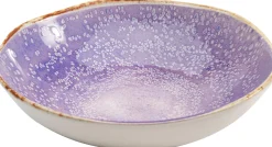 Talerz głęboki fioletowy Ø21 cm ceramika