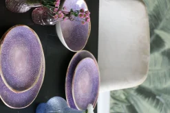 Talerz głęboki fioletowy Ø21 cm ceramika