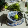 Talerz głęboki Fresco Ø21 cm biało-niebieski