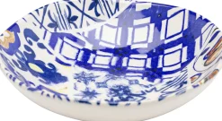 Talerz głęboki Fresco Ø21 cm biało-niebieski