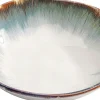 Talerz głęboki Organic ∅20 cm biało-niebieski