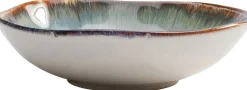 Talerz głęboki Organic ∅20 cm biało-niebieski
