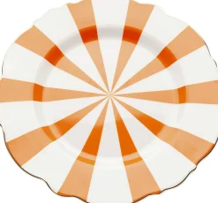 Talerz Harlequin pomarańczowy Ø22cm