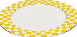 Talerz Harlequin żółty Ø27cm