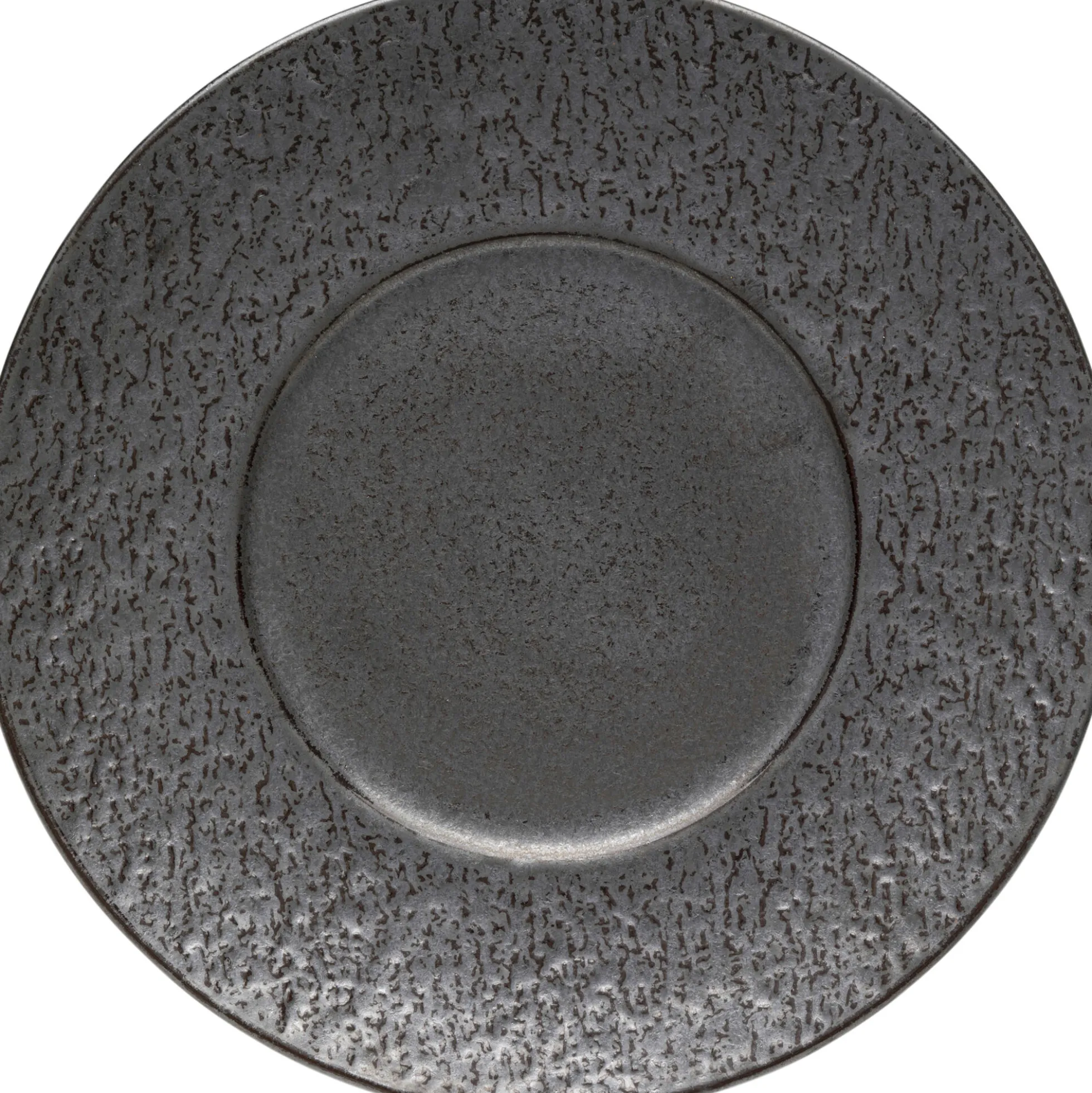 Talerz obiadowy czarny kamionkowy Ø27 cm