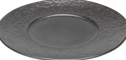 Talerz obiadowy czarny kamionkowy Ø27 cm