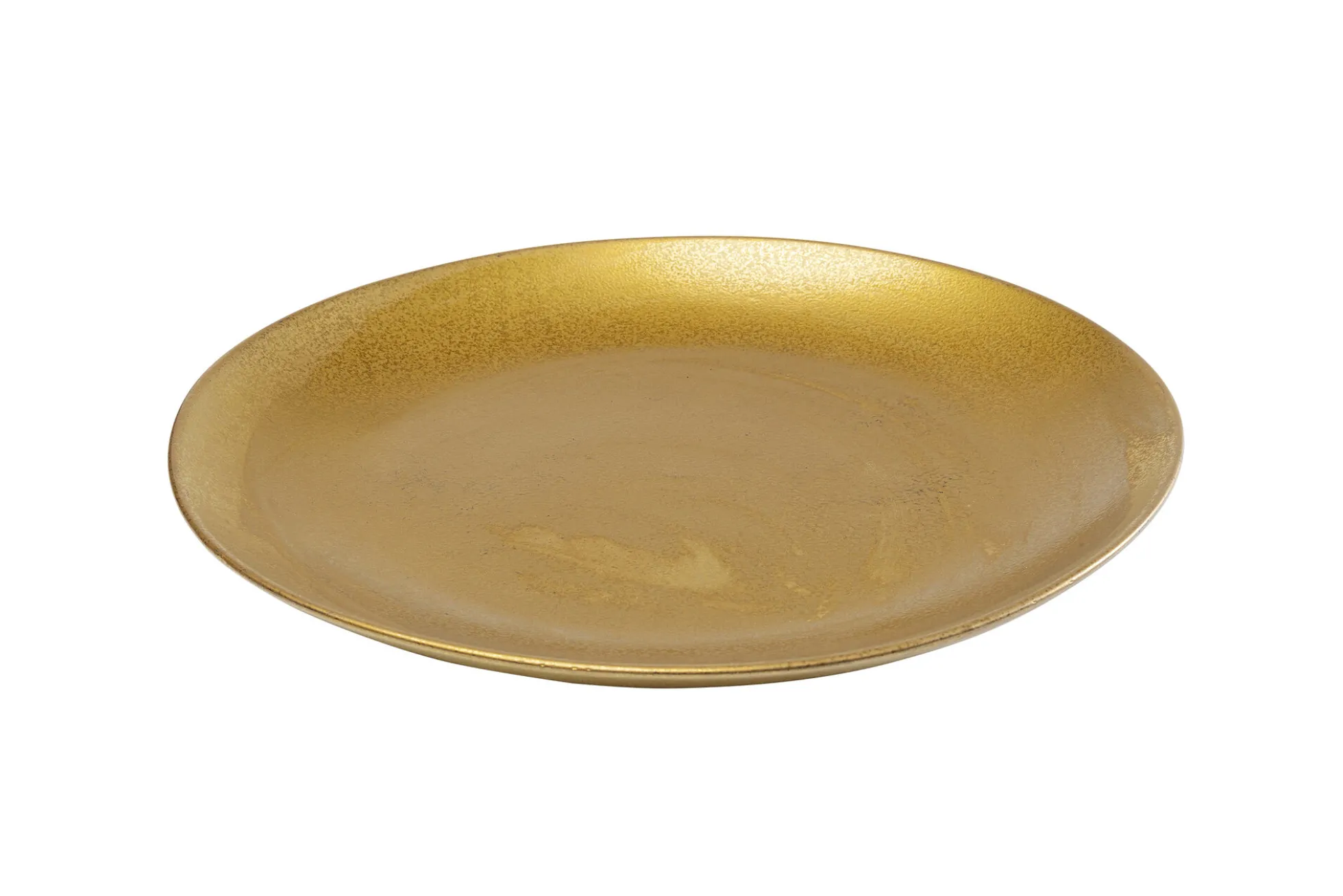 Talerz obiadowy z porcelany złoty Ø26 cm