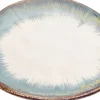Talerz Organic ∅20 cm biało-niebieski