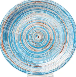 Talerz Swirl Ø27 cm niebieski