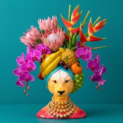 Wazon Animal Fruits Head 28cm