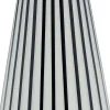 Wazon Brillar Cylinder Ø22x44 cm czarno-biały