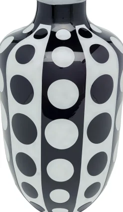 Wazon Brillar Ø25x45 cm czarno-biały