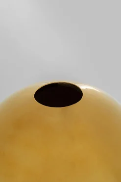 Wazon ceramiczny złoty Ø15 cm