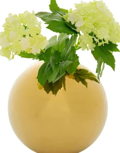 Wazon ceramiczny złoty Ø15 cm