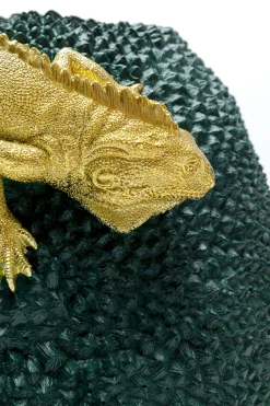 Wazon Chameleon Jack Fruit Ø39x39 cm zielono-złoty