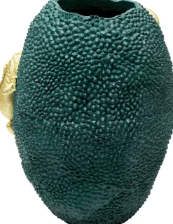 Wazon Chameleon Jack Fruit Ø39x39 cm zielono-złoty